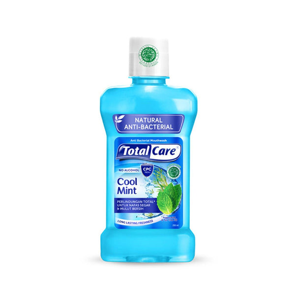 Total Care Anti Bacterial Mouthwash Cool Mint - 250ml - Pinoyhyper