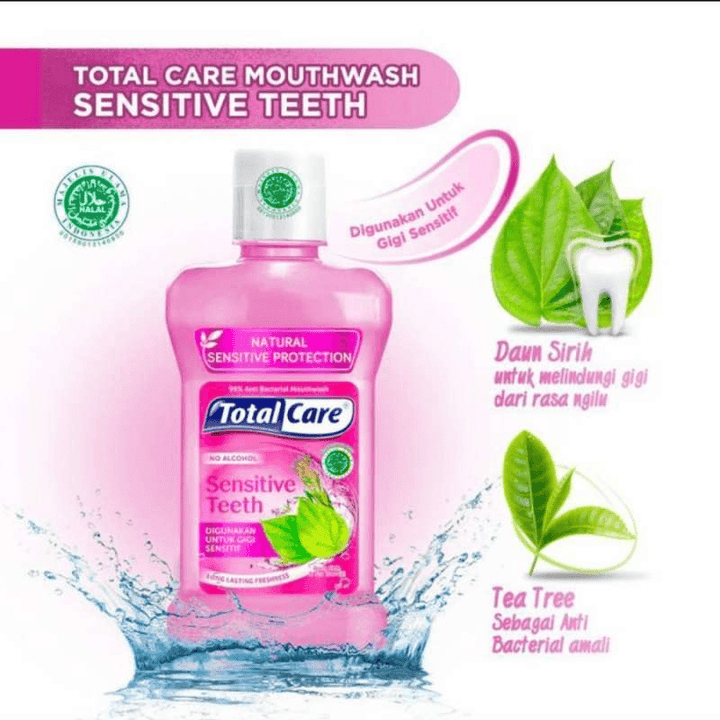 Total Care Anti Bacterial Mouthwash Sensitive Teeth - 250ml - Pinoyhyper