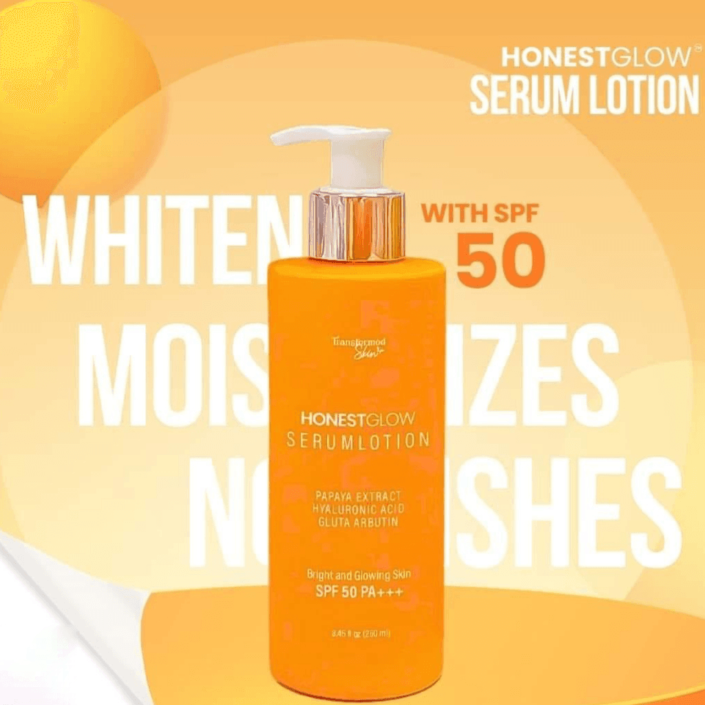 Transformed Skin Honest Glow Serum Lotion - 250ml - Pinoyhyper