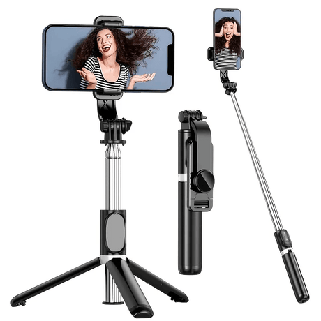 Tripod & Mini Live BroadCast Bluetooth Selfie Stick D-10 - Pinoyhyper