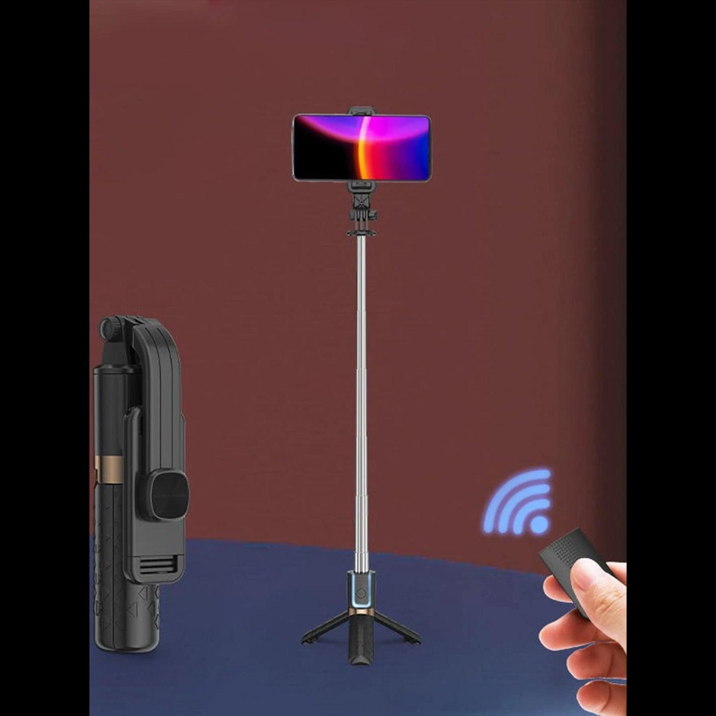 Tripod & Mini Live BroadCast Wireless Selfie Stick JC-08 - Pinoyhyper