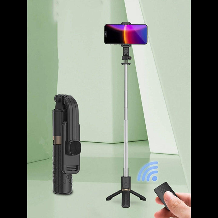 Tripod & Mini Live BroadCast Wireless Selfie Stick JC-08 - Pinoyhyper