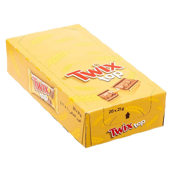 Twix Top Chocolate Bars (Special Offer) - 21g x 20 - Pinoyhyper
