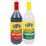 UFC Vinegar + Soy Sauce - 1L × 2Pcs