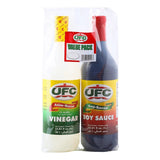 UFC Vinegar + Soy Sauce - 1L × 2Pcs