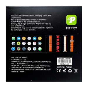 Ultra-2 Big Screen Smart Watch With 4 Bands - Pinoyhyper