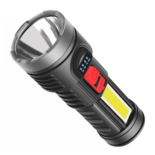 USB Rechargeable Portable LED Flashlight L-822 - Pinoyhyper