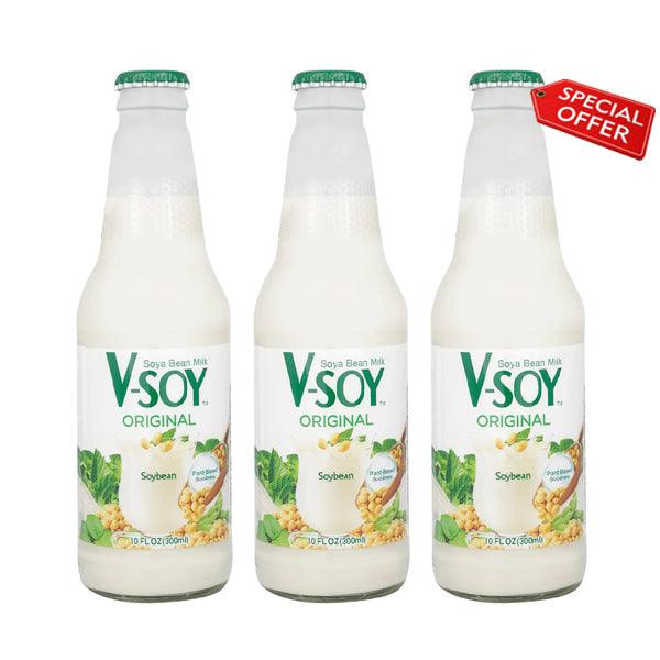 V-Soy Original Soyamilk Drink 300ML x 3 Pcs (Offer) - Pinoyhyper