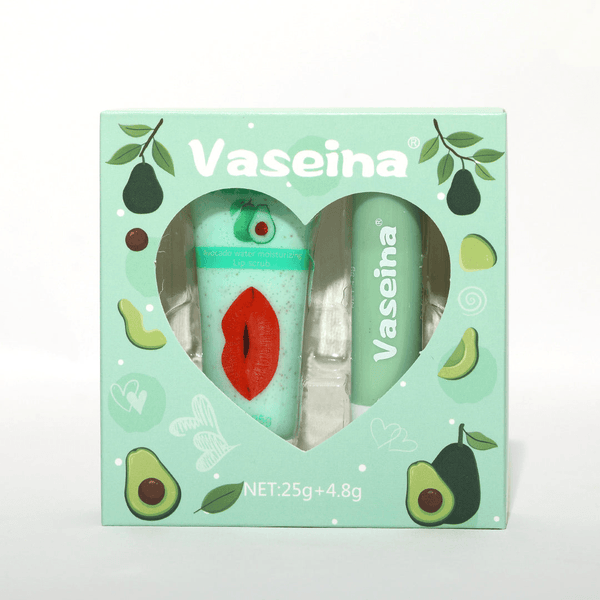 Vaseina Avocado Water Moisturizing Lip Scrub + Lip Balm - 25g+4.8g - Pinoyhyper
