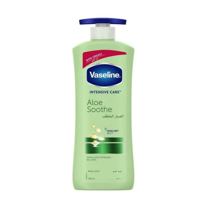 Vaseline Body Lotion Aloe Soothe Intensive Care (Pump) - 400ml - Pinoyhyper