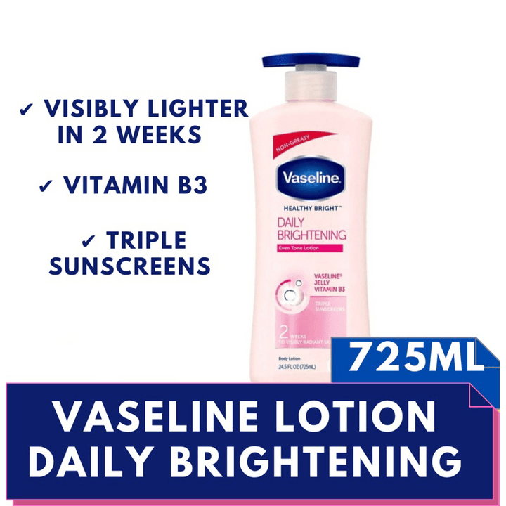 Vaseline Healthy Bright Daily Brightening Body Lotion - 725ml - Pinoyhyper