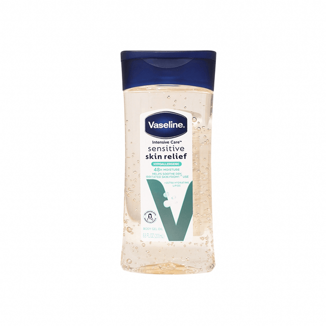 Vaseline Intensive Sensitive Skin Relief Body Gel Oil - 200ml - Pinoyhyper