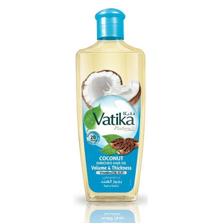 Vatika Naturals Coconut Enriched Hair Oil With Vitamin A, E, F - 200ml - Pinoyhyper