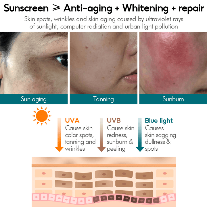 Vibrant Glamour Whitening Sunscreen Cream SPF50+ UVA/UVB - 50g - Pinoyhyper