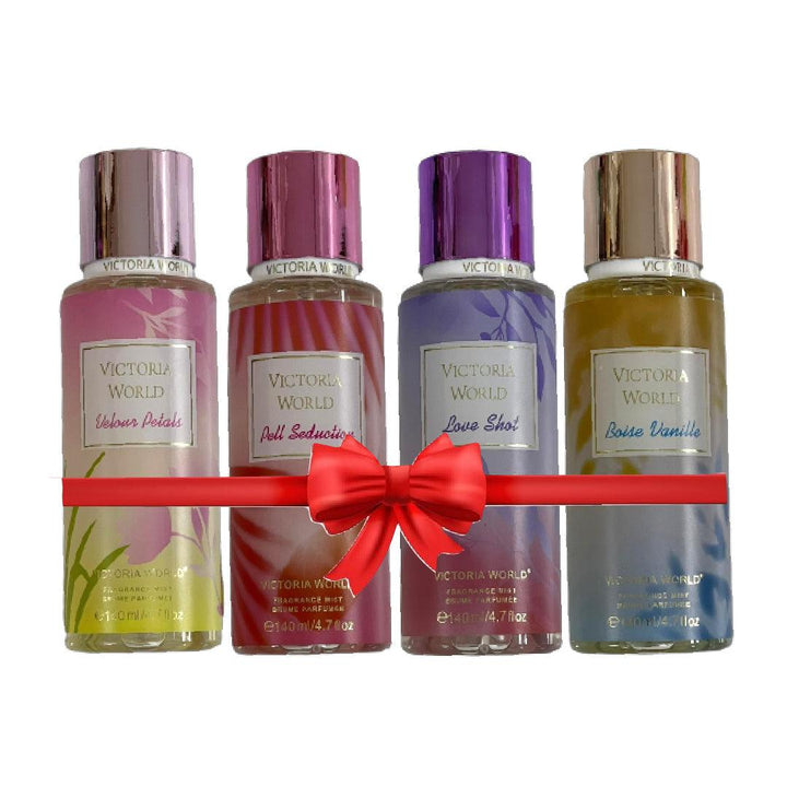 Victoria World Boise 4 Pcs Combo Fragrance Mist - 4x140 ml - Pinoyhyper