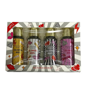 Victoria World Colorful 4 Pcs Combo Fragrance Mist - 4x140 ml - Pinoyhyper