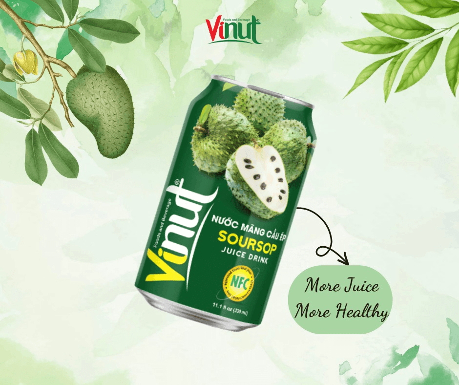 Vinut Soursop Juice Drink - 330ml - Pinoyhyper