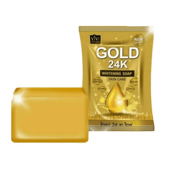 Vivi Skin Care Gold 24K Whitening Soap - 80g - Pinoyhyper