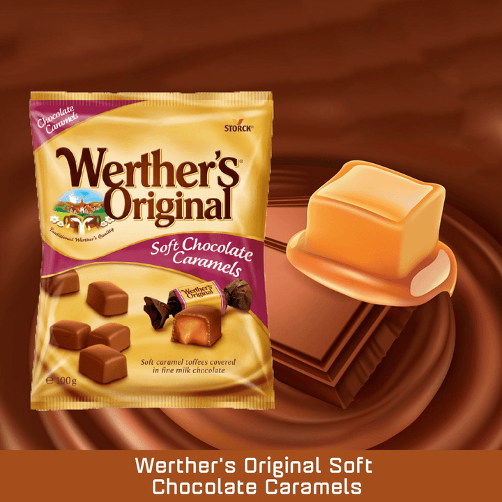 Werther's Original Soft Chocolate Caramels - 100g - Pinoyhyper