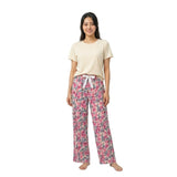 Women’s Plain Pajama 2Pcs Set - 3002