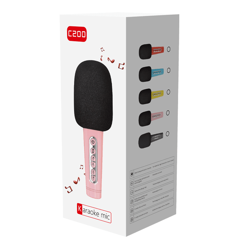Wireless Bluetooth Karaoke Microphone Loud Speaker - C200 - Pinoyhyper