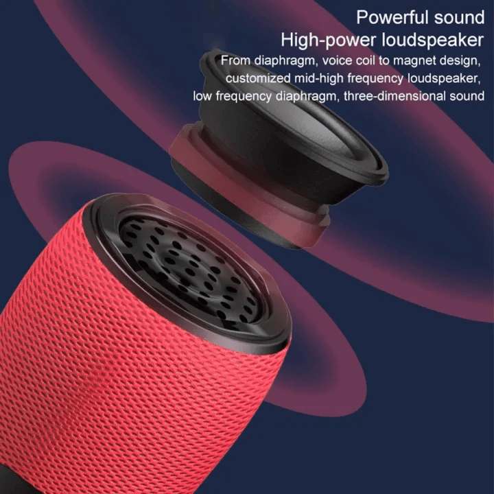 Wireless Bluetooth Karaoke Microphone LoudSpeaker - C500 - Pinoyhyper