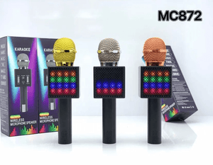 Wireless Bluetooth Karaoke Microphone LoudSpeaker - MC872 - Pinoyhyper