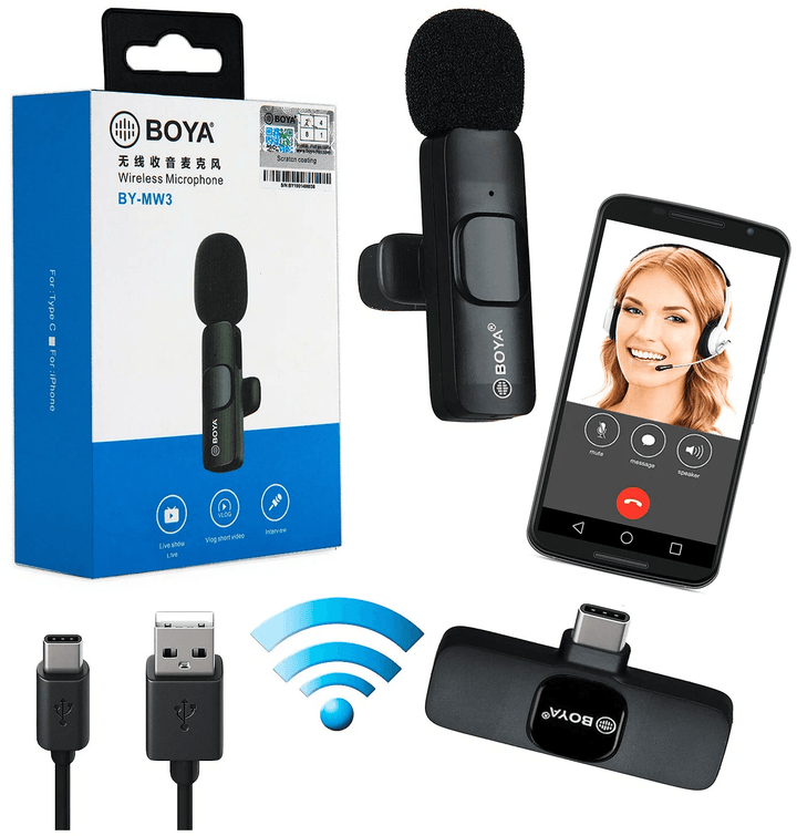 Wireless Microphone Digital Mini Portable Mic For Mobile Phone BY-MW3 - Pinoyhyper