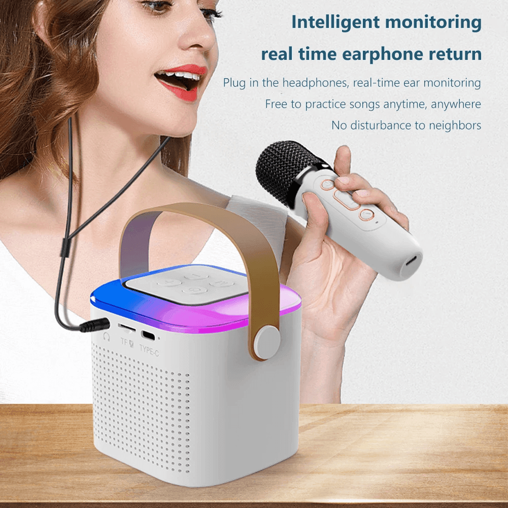 Wireless Portable Karaoke Machine With Microphone - Pinoyhyper