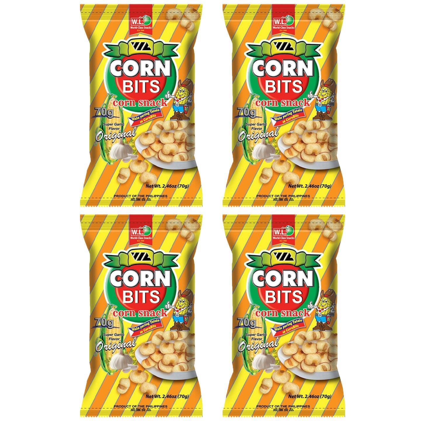 WL Food Corn bits Snack Original 70g (3+1) Offer - Pinoyhyper