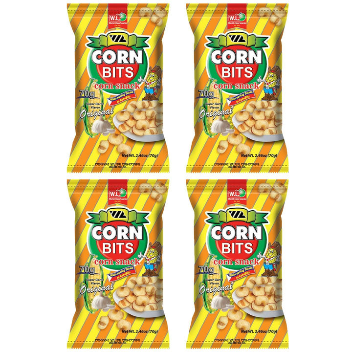 WL Food Corn bits Snack Original 70g (3+1) Offer - Pinoyhyper