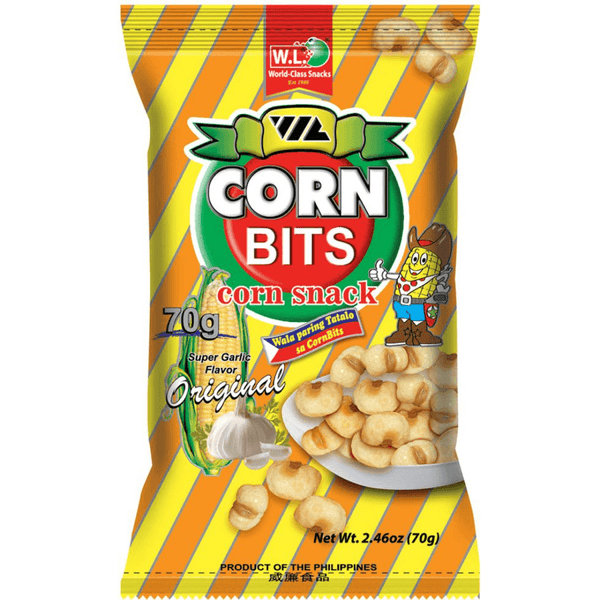 WL Food Corn bits Snack Original 70g - Pinoyhyper