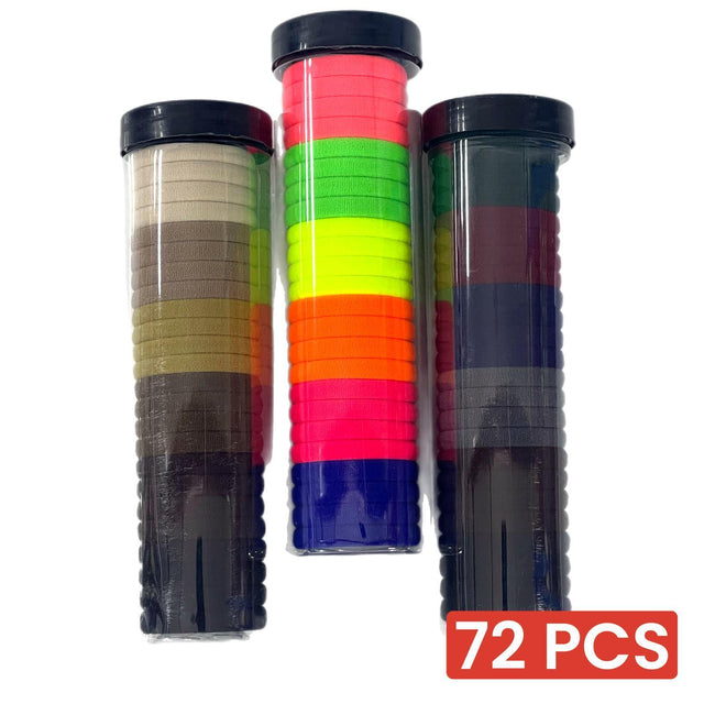 Wool Band Elastic Hair Bands 72pcs - (874541) - Pinoyhyper