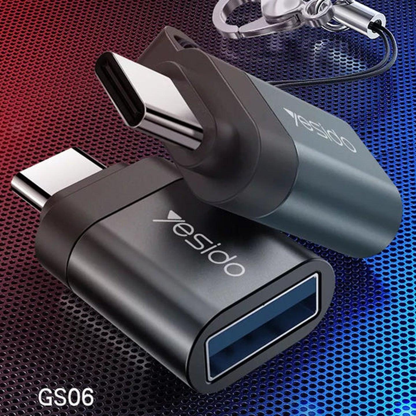 Yasido Portable Type-C to USB OTG Adapter - GS06 - Pinoyhyper