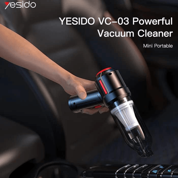 Yesido Wireless Mini Portable Vacuum Cleaner 4500Pa - VC03 - Pinoyhyper