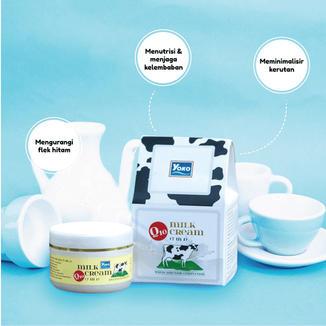 Yoko Milk Cream Q10 (7 in 1) - 50g - Pinoyhyper
