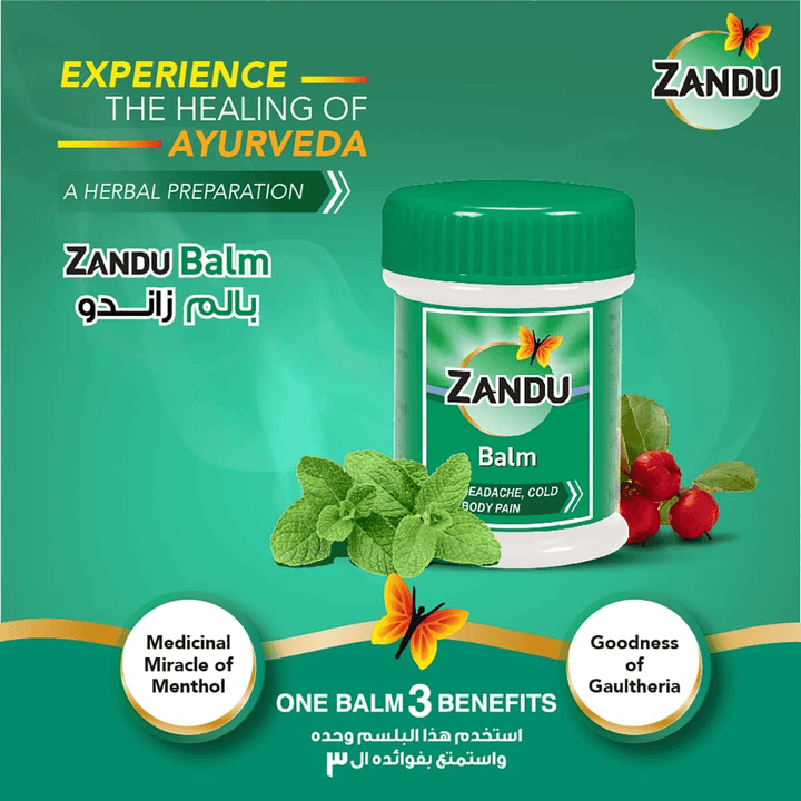 Zandu Balm 3 Actions - 25ml - Pinoyhyper