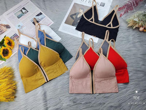 Zip Top Fashion Bra Free Size - XW7711 - Pinoyhyper