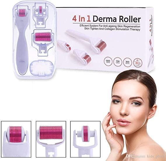 4 in1 Derma Roller, 0.5mm, 1.0mm & 1.5mm - Pinoyhyper