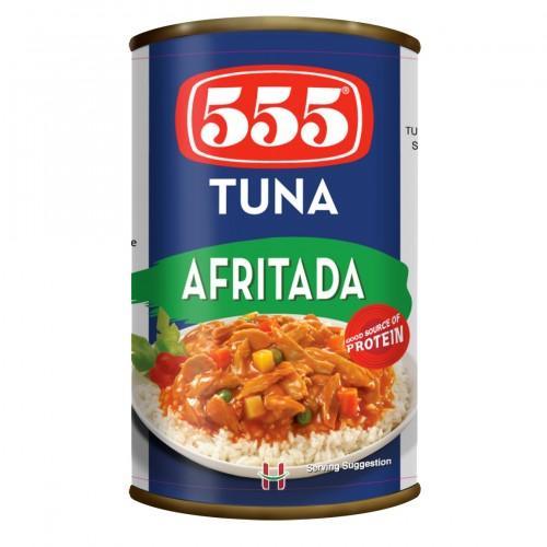 555 Afritada Tuna 155gm - Pinoyhyper
