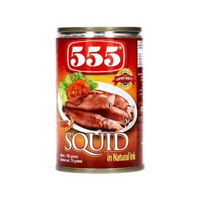 555 Squid Chili in Natural Ink 155gm - Pinoyhyper