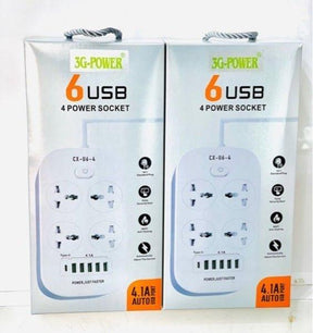 6 USB 4 Socket Power Extension 200CM – CX-U6-4 - Pinoyhyper