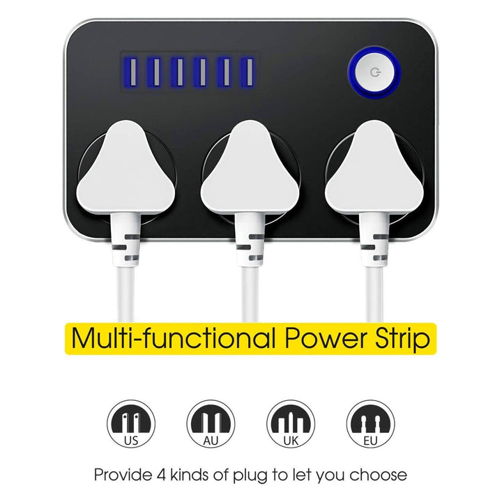 6 USB Ports and 3 Power Socket Extension CX-T05 - Pinoyhyper