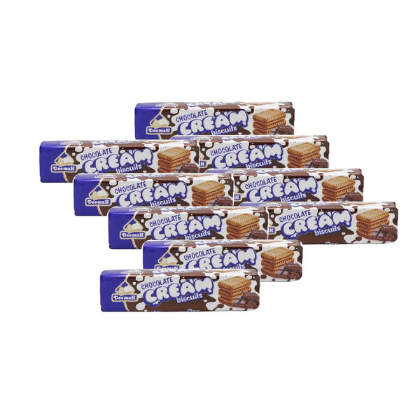 Chocolate Cream Biscuits 90g Deemah × 9 Pcs - Pinoyhyper