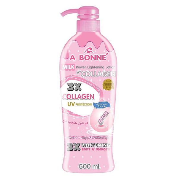 A Bonne Milk Collagen Lotion with Uv Protection - 500ml - Pinoyhyper