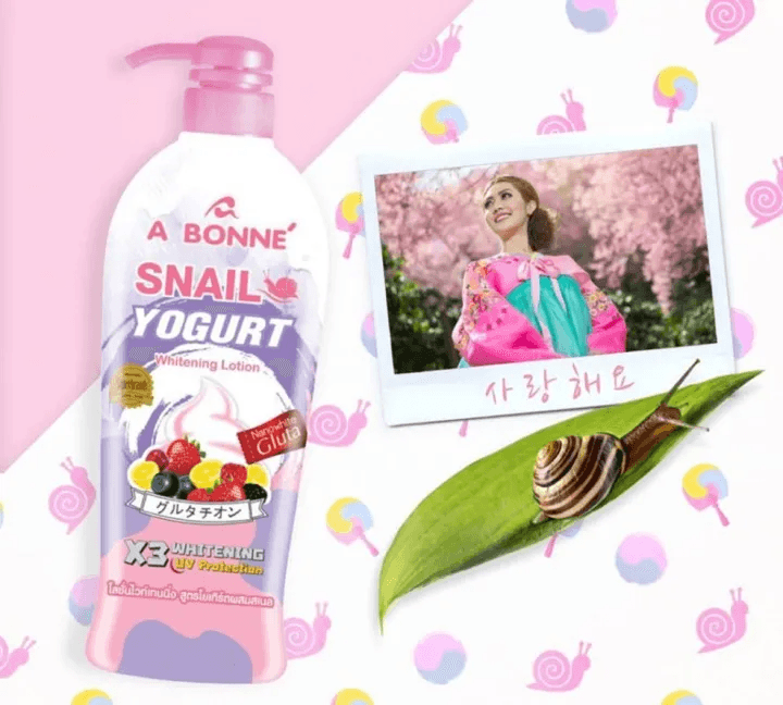 A Bonne Snail Yogurt Whitening Lotion - 500ml - Pinoyhyper