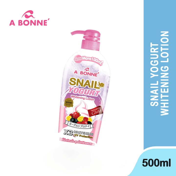 A Bonne Snail Yogurt Whitening Lotion - 500ml - Pinoyhyper