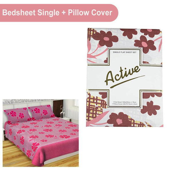 Active Flat Bed Sheet Single - Pinoyhyper