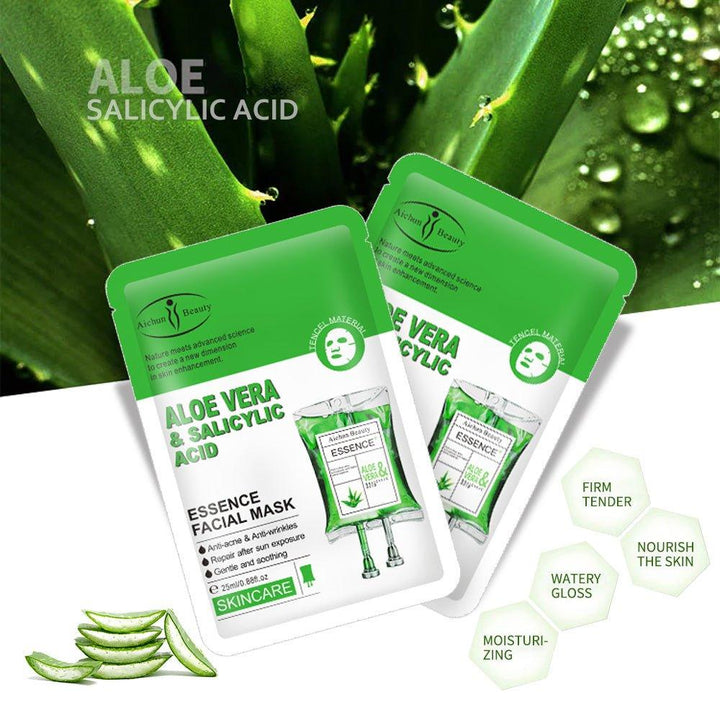 Aichun Beauty Aloe Vera & Salicylic Acid Facial Mask - 2pcs - Pinoyhyper