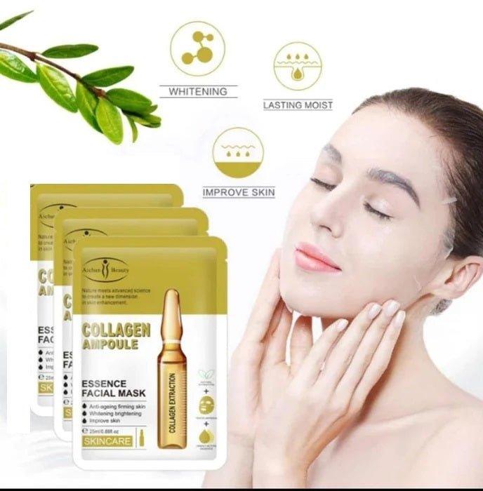 Aichun Beauty Collagen Ampoule Facial Mask - 3pcs - Pinoyhyper